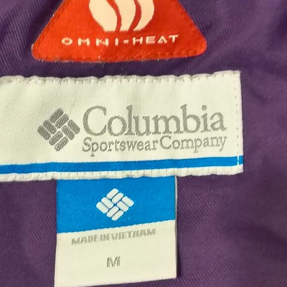 Columbia Omni-Heat Omni-Tech Waterproof Winter Jacket – Purple (Women’s M) - Picture 6 of 6